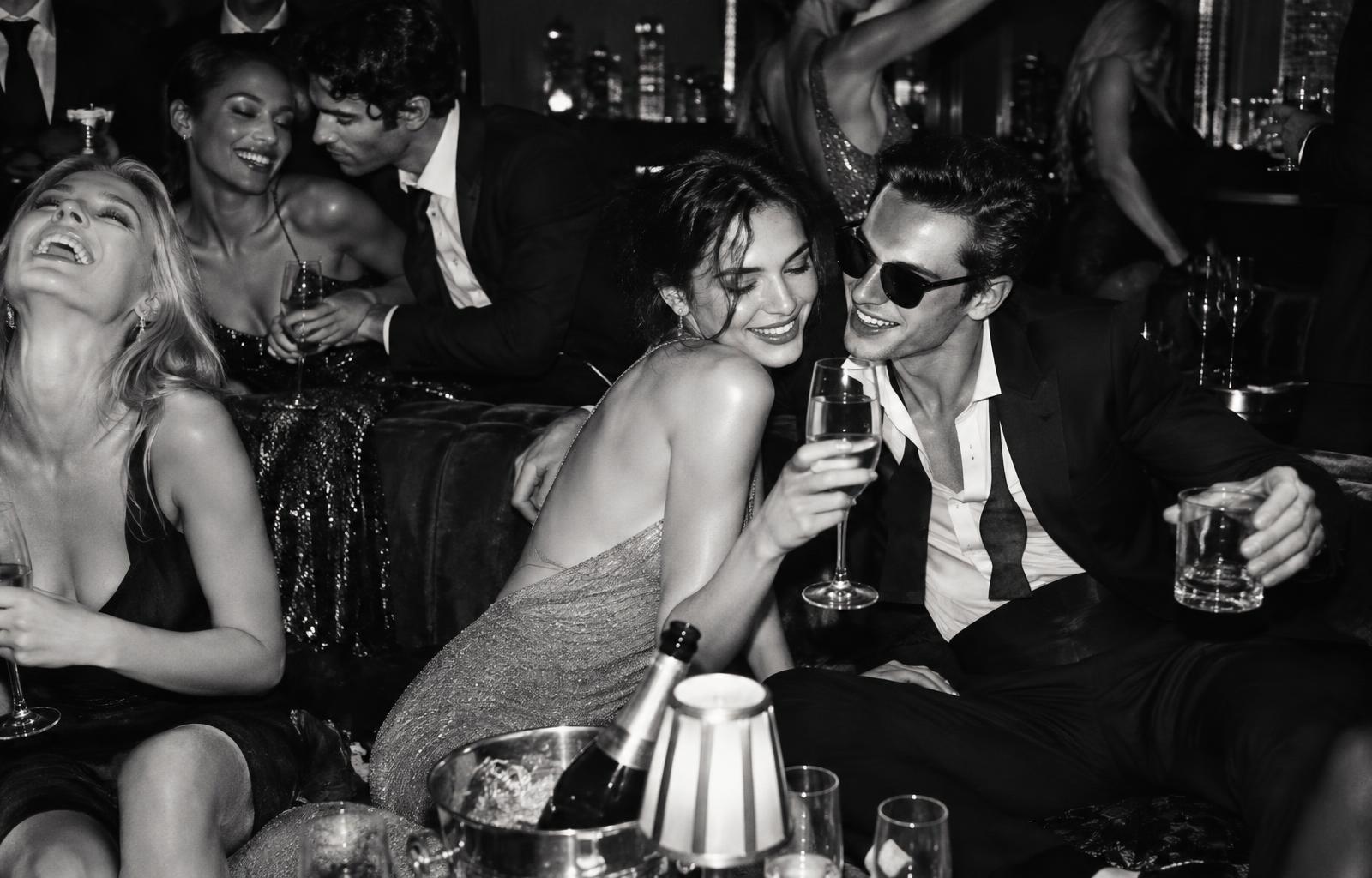 Glamorous guests at an exclusive nightclub party produced by Demicci Events
